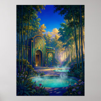 Das Bambus-Sanctuary Poster