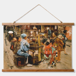 Das Band Ameya (Candy Blower) Wandteppich Mit Holzrahmen