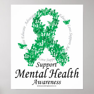 Das Band der psychischen Gesundheit von Schmetterl Poster