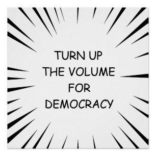 Das Band für die Demokratie Poster