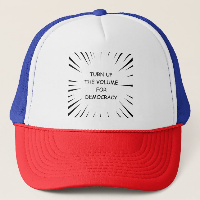 Das Band für die Demokratie Truckerkappe (Vorderseite)