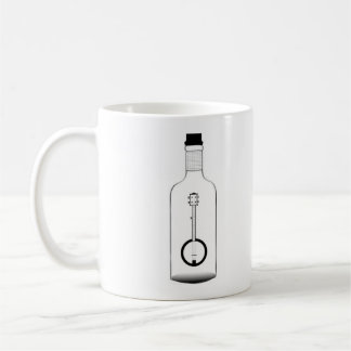 Das Banjo und seine Flaschen-Tasse Kaffeetasse