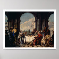 Das Bankett von Anthony und Cleopatra, c.1744 (Öl