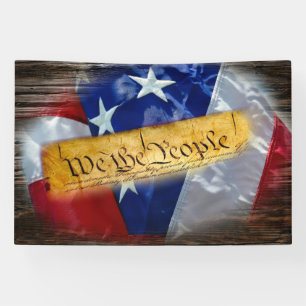 Das Banner der amerikanischen Verfassung