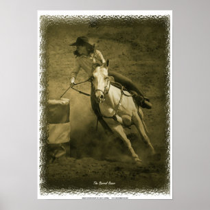 Das Barrel Racer Poster