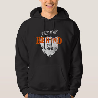 Das Bart hinter dem Kürbis Halloween-Kostüm Vor Hoodie