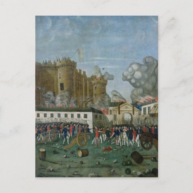 Das Bastille-Gefängnis, 14. Juli 1789 Postkarte (Vorderseite)