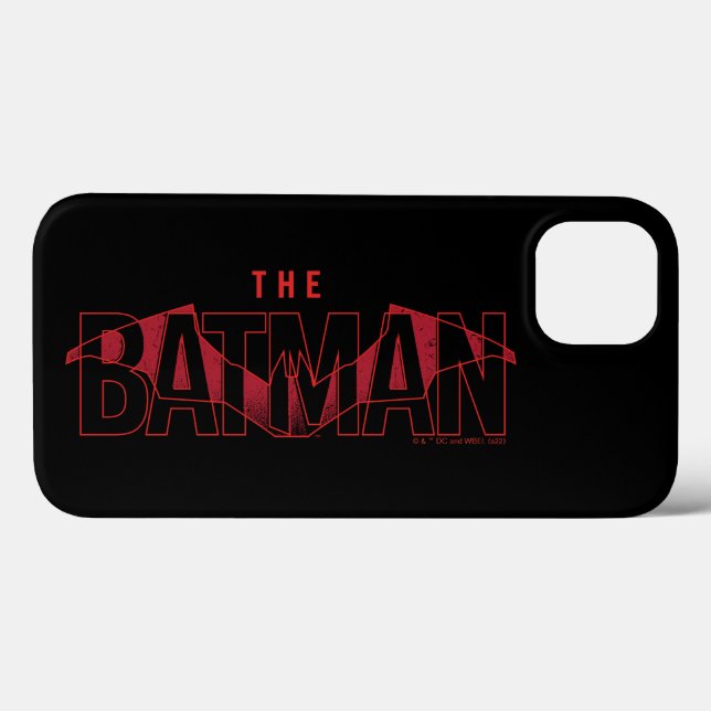 Das Batman Bat Overlaid-Logo Case-Mate iPhone Hülle (Rückseite (Horizontal))