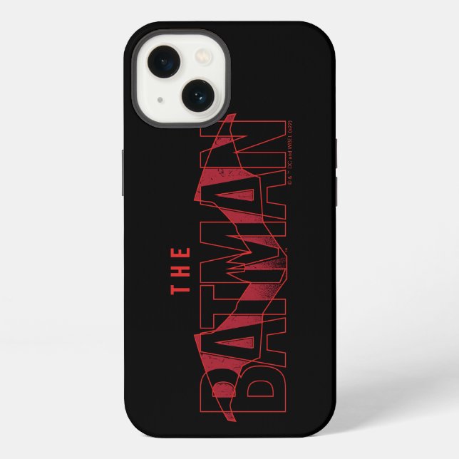 Das Batman Bat Overlaid-Logo iPhone Hülle (Rückseite)