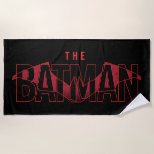 Das Batman Bat Overlaid-Logo Strandtuch