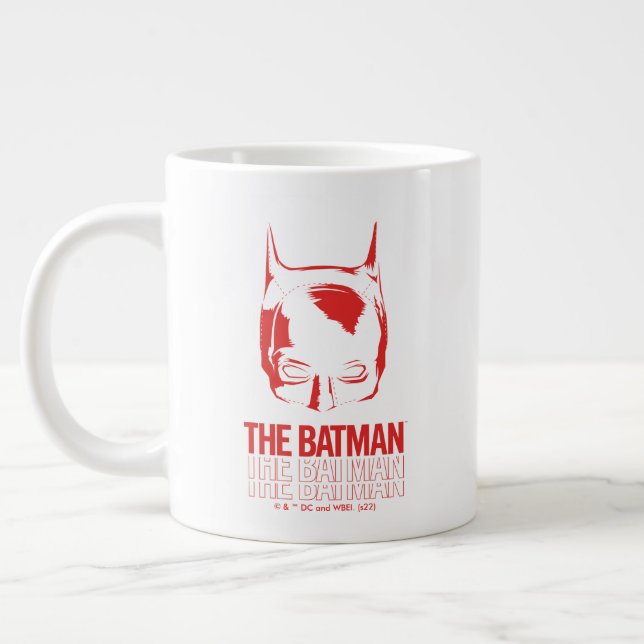 Das Batman Cowl-Logo Jumbo-Tasse (Links)