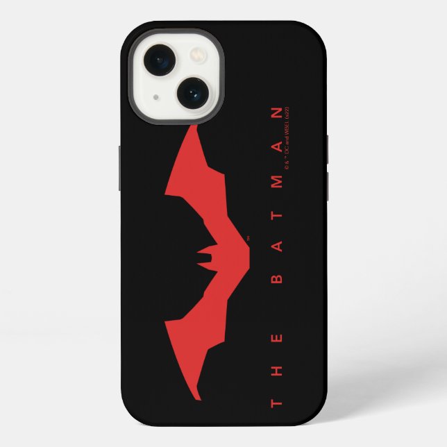 Das Batman-Fledermaus-Logo iPhone Hülle (Rückseite)