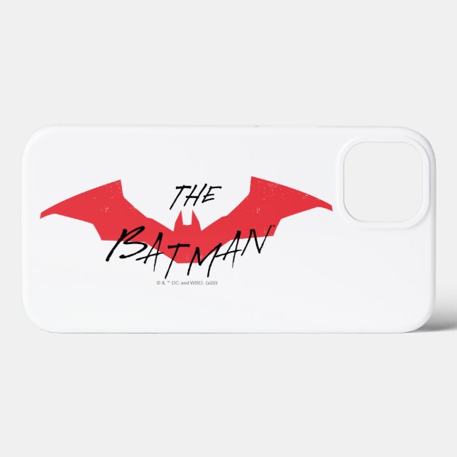 Das Batman-handgeschriebene Bat-Logo Case-Mate iPhone Hülle (Rückseite (Horizontal))