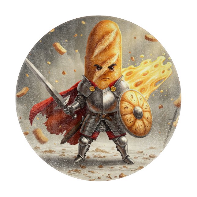 Das Battle Baguette Cutting Board Schneidebrett (Vorderseite)