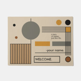 Das Bauhaus lädt zur Perfektion für Intellektuelle Fußmatte