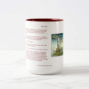 Das Baumwollsamt-Kaninchen - was ist wirklich? Zweifarbige Tasse