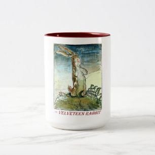 Das Baumwollsamt-Kaninchen - Zwei-Ton Tasse