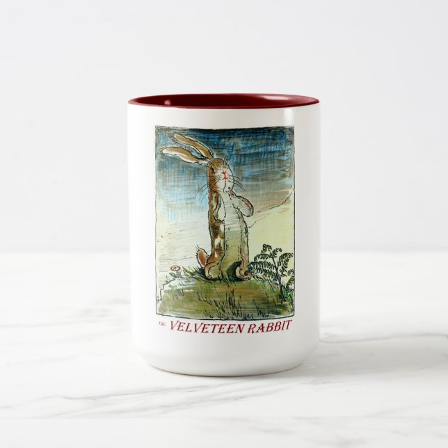 Das Baumwollsamt-Kaninchen - Zwei-Ton Tasse (Mittel)