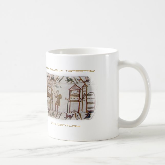 Das Bayeux Tapestry-11th Century-47 Kaffeetasse (Rechts)