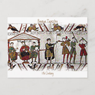 Das Bayeux-Tapestry a3 Postkarte