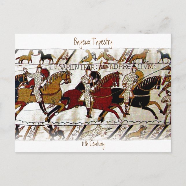 Das Bayeux Tapestry a4 Postkarte (Vorderseite)