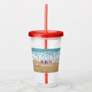 Das Beach Life - Akrylic Tumblers Acryltrinkbecher