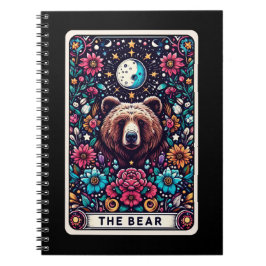 Das Bear Spirit Tarot Card Notebook Notizblock