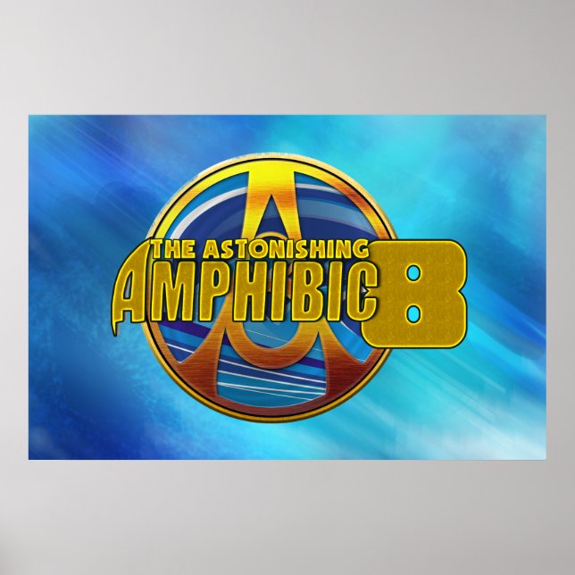 Das beeindruckende Amphibic 8 Limited Edition Post Poster (Vorne)