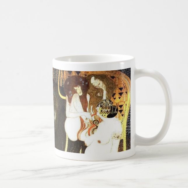 Das Beethoven-Fries durch Klimt Kaffeetasse (Rechts)