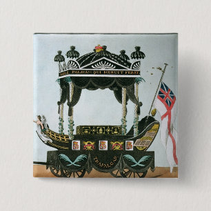 Das Begräbnis von Lord Nelson am 9. Januar 1806 Button