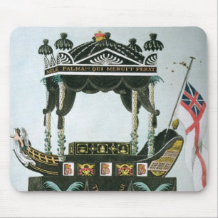 Das Begräbnis von Lord Nelson am 9. Januar 1806 Mousepad
