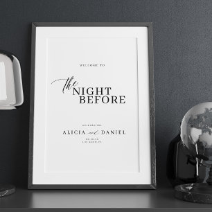 Das Begrüßungszeichen der Nacht vor der Probe Poster