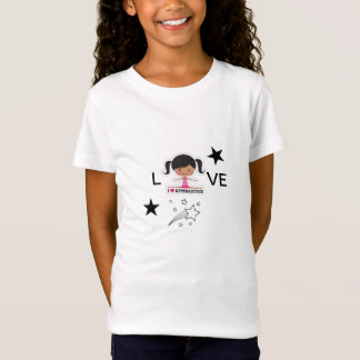 Das Bella der Gymnast-Mädchen angepasstes T-Shirt