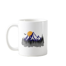 Das Berge-Grafik-Wandern
