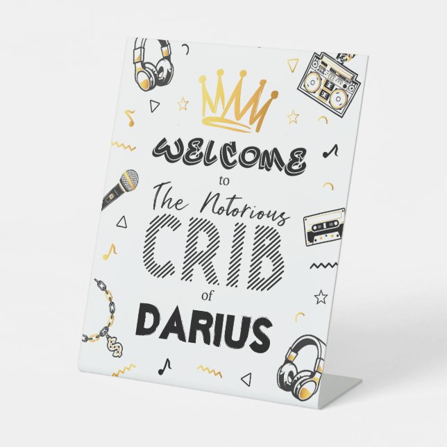 Das berühmte Begrüßungszeichen Sockelschild (Vorderseite)