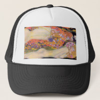 Das berühmte Bild von Gustav Klimt mit Wasserläufe