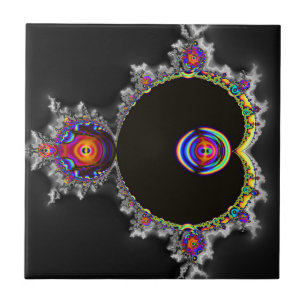 Das berühmte Full Mandelbrot Set Fraktal Art Fliese