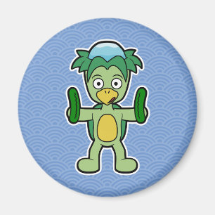Das berühmte japanische Monster Kappa Yokai Magnet