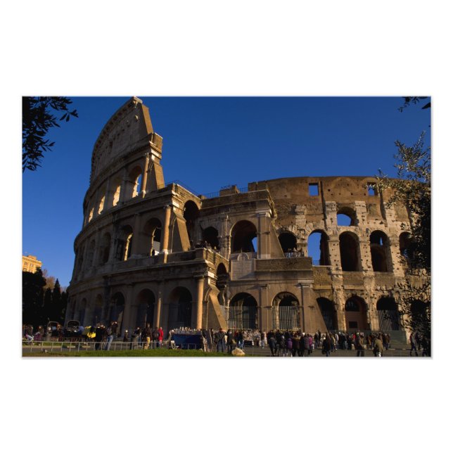Das berühmte Kolosseum in Rom - Italien - Sehenswü Fotodruck (Vorne)