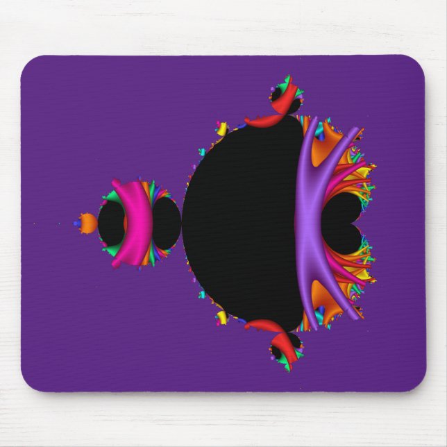 Das berühmte Mandelbrot Set Mouse Pad Mousepad (Vorne)
