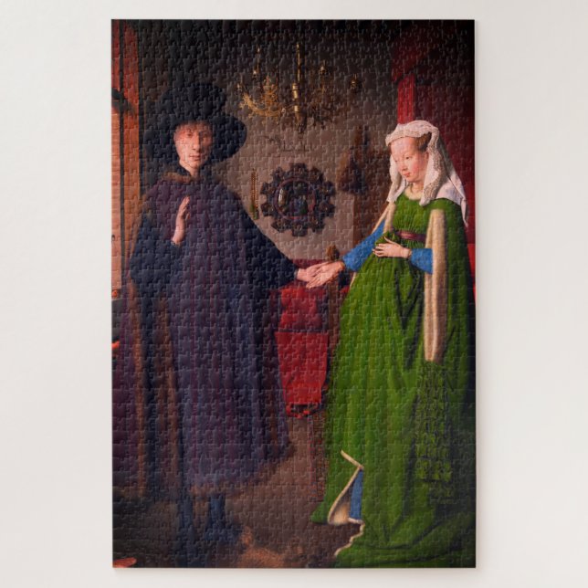 Das berühmte Portrait der Familie Jan Van Eyck - A (Vertikal)