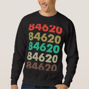 Das besagt 84620 Retro Zip-Code Zipcode 84620 Sweatshirt