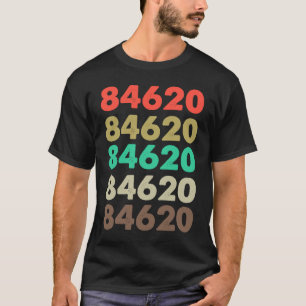 Das besagt 84620 Retro Zip-Code Zipcode 84620 T-Shirt