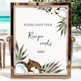 Das besondere Design der tropisch-hawaiianischen F Poster