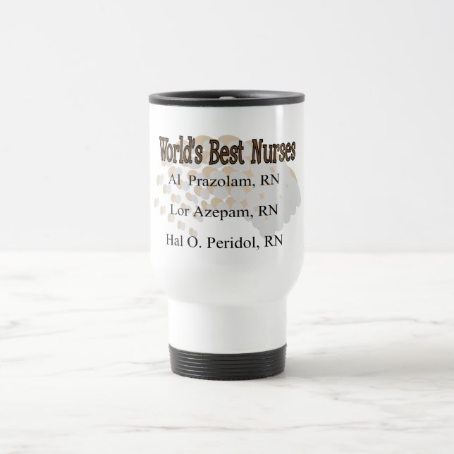"Das Best-Krankenschwestern der Welt" Reisebecher (Mittel)