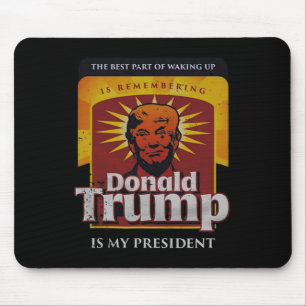 Das Beste am Weck ist an Donald T zu denken Mousepad