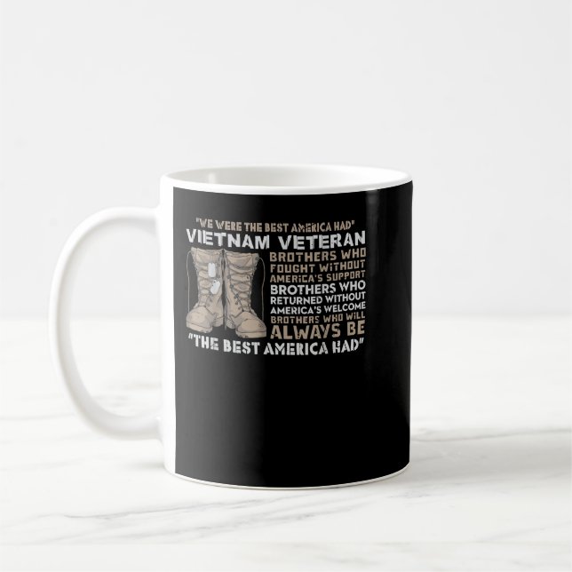 Das beste Amerika hatte Vietnam Veteran Kaffeetasse (Links)
