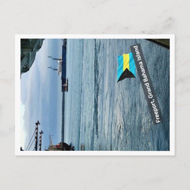 Das Beste an der Bahamas Freeport Postkarte (Vorderseite)