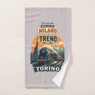 Das Beste an Mailand ist der Zug nach Turin Handtuch