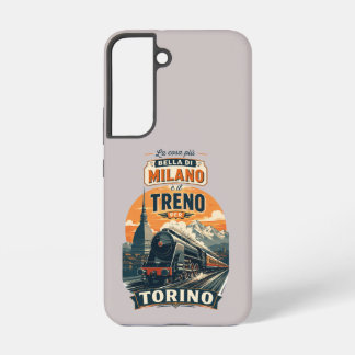 Das Beste an Mailand ist der Zug nach Turin Samsung Galaxy Hülle
